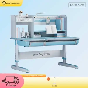 Bàn học trẻ em thông minh nâng hạ điện E12001